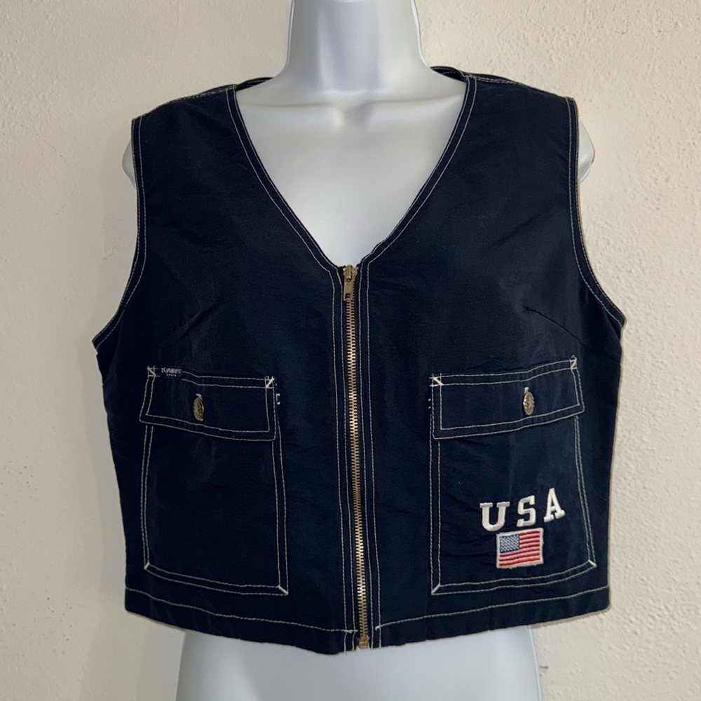 VTG Z Cavaricci 1980's Rare USA vest
